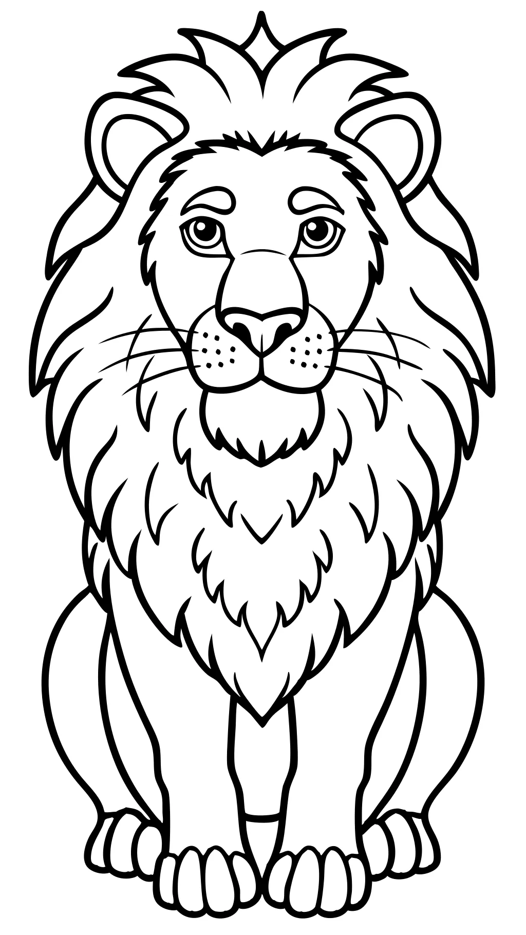 coloriages lions